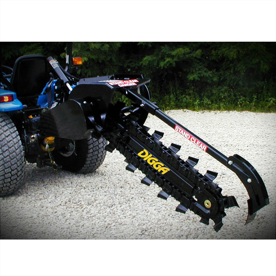 Bigfoot Trencher: Bigfoot on a tractor loader