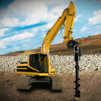 PDT6 2-Speed Auger Drive: PDT6 on an excavator