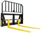 Digga Pallet Forks for Skid Steers and Tractors: skid steer pallet forks render