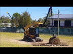 Telescopic Piling Extension with Built-In Multifit Frame - Suits PD3-PD10HF Drives: 900mm wide, 3500mm deep hole with Skid Steer Loader and Digga TPE Extension