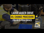 Pd15-Pd22 Auger Drive Service Kit: Oil Change Procedure Large Digga Auger Drives PD15-PD50