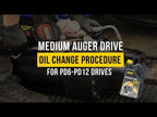 PD6-PD12 / PD4HF-PD10HF Auger Drive Service Kit: Oil Change Procedure Medium Digga Auger Drives PD6-PD12