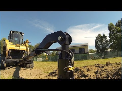 Telescopic Piling Extension with Built-In Multifit Frame - Suits PD3-PD10HF Drives: Telescopic Piling and Drilling Extension for Skid Steer