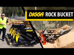 Rock Buckets and Grapple for Skid Steer Loaders and Tractors video 1