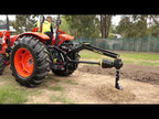 Tree Auger: Digga Agricultural Auger on a Tractor