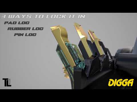 Auger & Bucket Teeth: Auger Teeth locking system - Digga Truloc