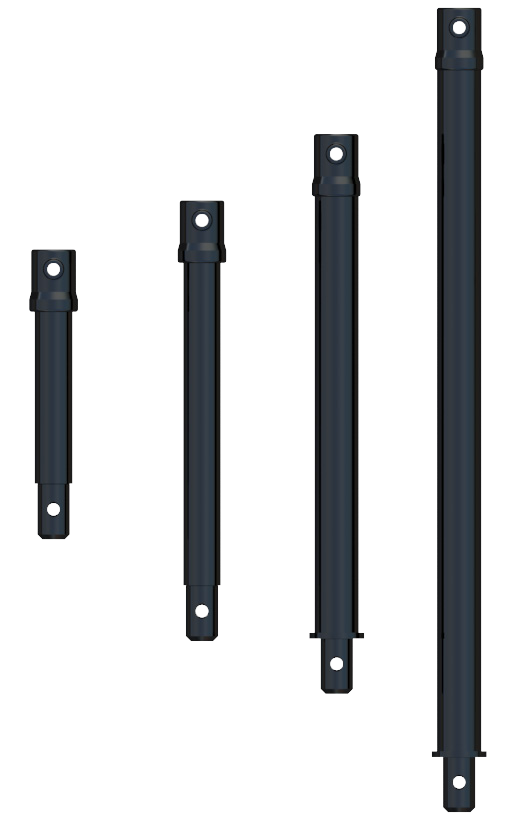 Digga X4 Auger Extension: Range render