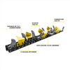 Digga 900mm Dig Bigfoot Trencher - 1 5/8" Chain