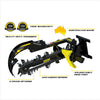 Digga 900mm Dig Mini Bigfoot Trencher